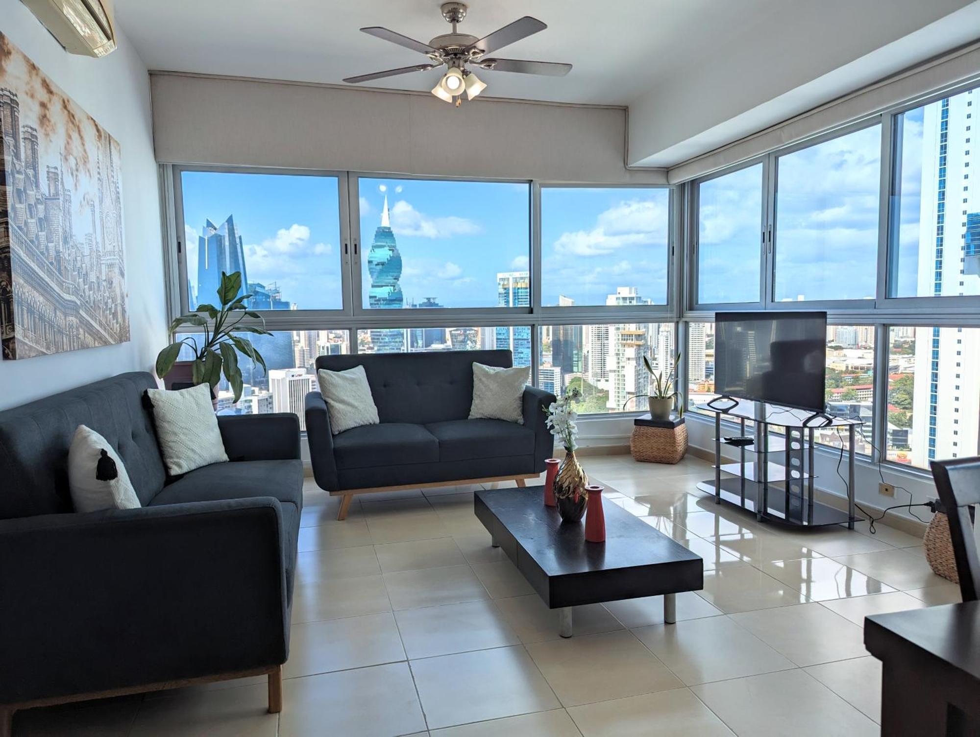 Yc 3602 L Apartamento 2Br En Av Balboa Panama City Luaran gambar